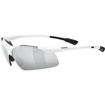 Uvex Sportstyle 223 White Cycling Sunglasses with Litemirror Silver Lens