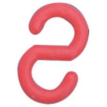 Enganche de cadena plástico SR2007 6mm bolsa 50 unidades marca METALWORKS color rojo