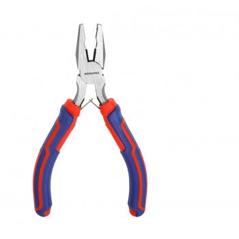 Alicates universales Workpro Miniatura 11 cm - Alicate miniatura universal de 11 cm, fabricado en acero al carbono, mango ergonómico para un mejor agarre, diseño compacto ideal para trabajos en espacios reducidos