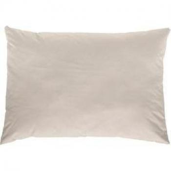 Funda de almohada lisa algodón 45x155 cm