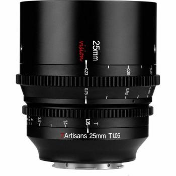 7Artisans 25mm T1.05 Vision Cine Lens for Fujifilm X