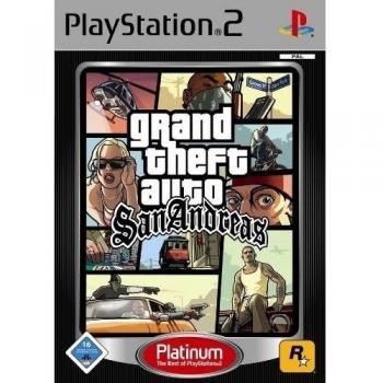 Grand Theft Auto San Andreas Platinum Ps2 Uk