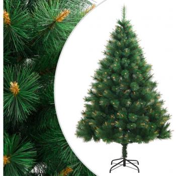 vidaXL Artificial Hinged Christmas Tree with Stand 180 cm