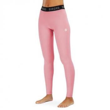 Leggings térmicos de esquí y nieve para mujer Siroko Lotus Rosa Chicle XL