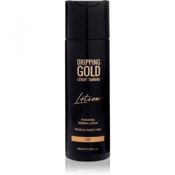 SoSu Dripping Gold Luxury Tanning Lotion - Moisturising Tanning Lotion for a Deep Tan Shade Dark 200 ml