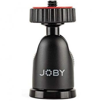 JOBY 1K - Cabeza para Trípode Compacta, 1K, para Cámaras Avanzadas Compactas y CSC/Sin Espejo, Peso hasta 1 kg, JB01512-BWW