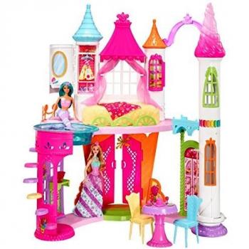 Barbie- Dreamtopia Sweetville Castle Palacio Reino de las Chuches, Multicolor, 63 x 37 x 18 cm