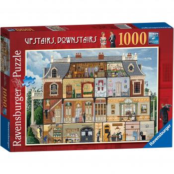 Ravensburger Upstairs, Downstairs 1000 Piece Jigsaw Puzzle for Adults & Kids Age 12 Years Up