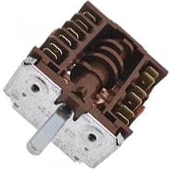 Conmutador de Placa Eléctrica 6+0 Posiciones para Horno y Cuisinera Indesit, Ariston, Brandt, Sauter, Beko, Whirlpool - C00013413