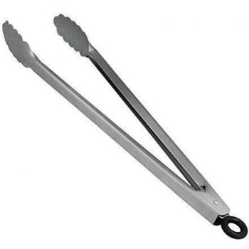 Metaltex 250976, con Pinzas Acero Inoxidable, 35 cm, Color Plateado