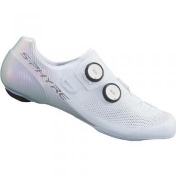 Zapatillas de Ciclismo Shimano RC903 S-PHYRE Blancas, Talla 46 EU