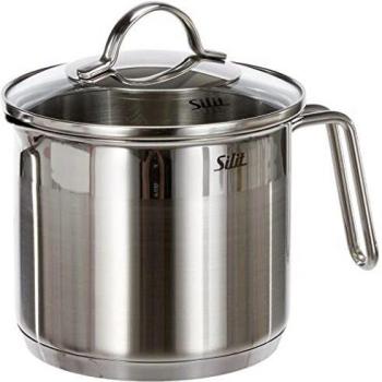 Silit Achat cristal tapa cazo de leche, plata, 14 cm, 1,7 l)