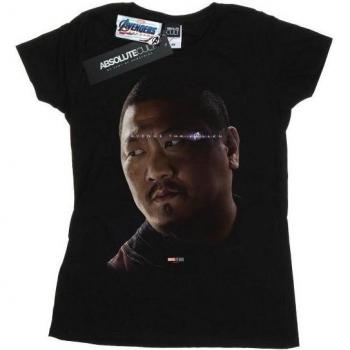 Camiseta de Algodón para Mujer Marvel Avengers Endgame Vengar a los Caídos Wong Talla L Negra