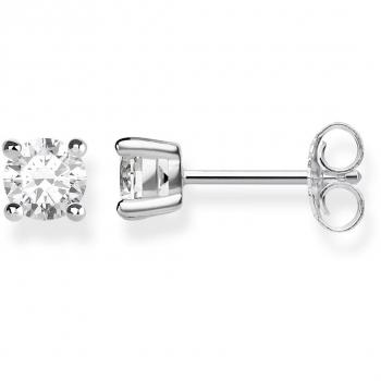 Pendientes de plata con piedra blanca Thomas Sabo Glam & Soul.