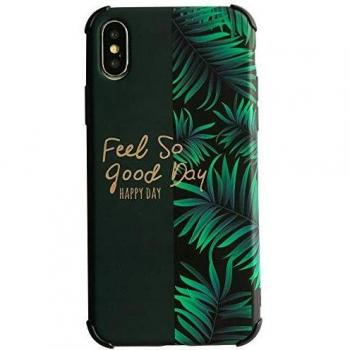 POHONOEOO Hoja Anti-Knock Empalme Caja del Teléfono para iPhone XR XS MAX Casos para iPhone X 6 6 S 7 8 Más Parejas De Moda Contraportada