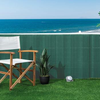 Cañizo PVC Doble Cara 20 mm Verde