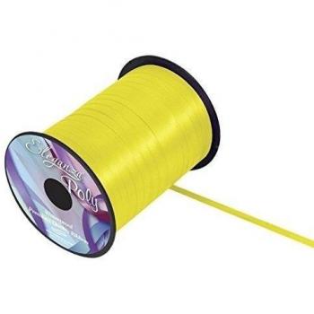 Eleganza – Cinta Nº 11 Poly, poliéster, Amarillo, 5 mm x 500 m