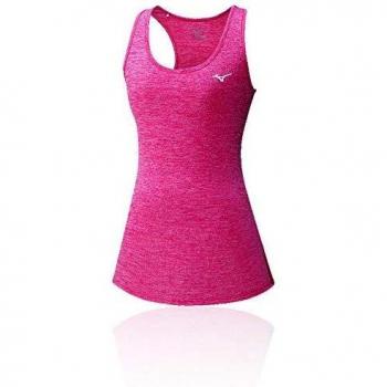Mizuno Impulse Core Tank Camiseta Sin Mangas, Mujer, Sugar Coral, S