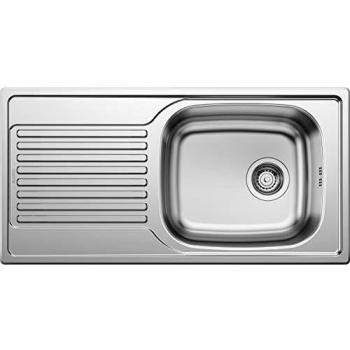 Blanco fregadero de acero magnate 511916 86x43.5 cm