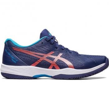 Asics Solution Swift FF Zapatilla de Pádel para Hombre Azul Oscuro/Rojo Talla 43.5