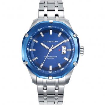 Reloj Viceroy Magnum 46833-37 Hombre - Estilo Deportivo, Sumergible 100m, Caja y Brazalete de Acero