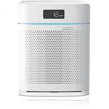 IDEAL - Purificador de aire AP25 hasta 35 m² con filtro HEPA y filtro de carbón activo, CADR 250 m³/h contra polvo fino, polen, alérgenos, bacterias, humo de cigarrillos