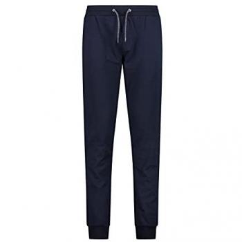 CMP Men's Stretch Fleece Long Pants - Black Blue