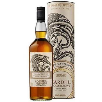 Cardhu Gold Reserve Single Malt Scoth Whisky 70cl - House Targaryen Game of Thrones Limited Edition