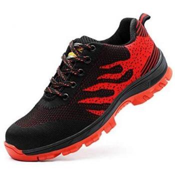 Smarten Zapatos de Seguridad Mujer Antideslizante Zapatillas de Seguridad Hombre Transpirable y Cómodas Calzado de Protección Redxin 37 EU