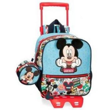 Mochila Guardería Mickey Be Cool con carro