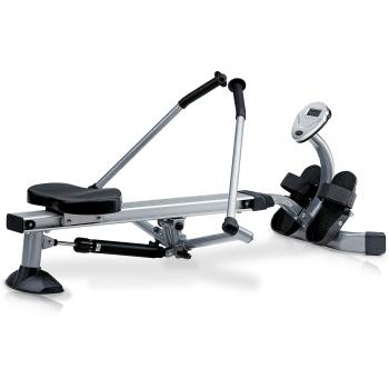 Jk Fitness JK5070 Máquina de Remo para Fitness, Unisex, Silver/Nero