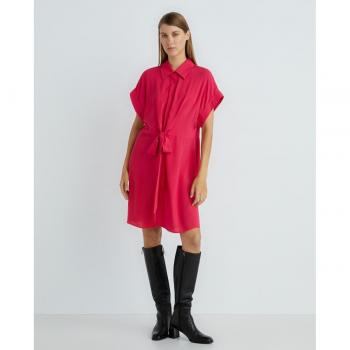 Vila Vestido corto camisero manga corta