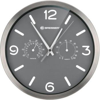 Estación Meteorológica Analógica de Pared Bresser MyTime DCF Gris 25cm