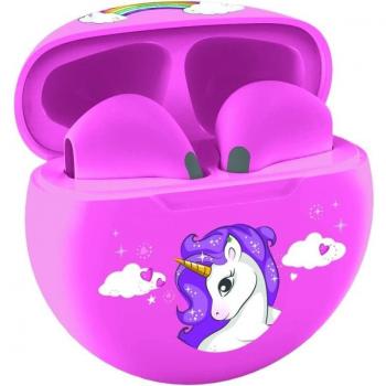 LEXIBOOK - Auriculares inalámbricos Bluetooth Unicornio