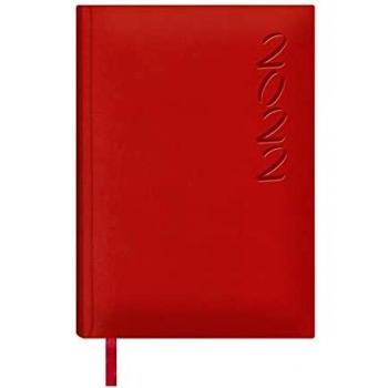 Dohe Agenda Brasilia - Agenda Anual Día Página - Sábado y Domingo en la misma Página - Medidas 15 x 21 cm - 336 páginas - Color Rojo - Agenda 2018