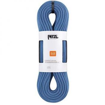 Petzl Contact 9.8mm Dynamic Climbing Rope, Blue, 80m