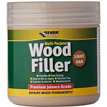 Everbuild Multi-Purpose Wood Filler, Light Oak, 250 ml