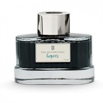Tintero de Vidrio Turquesa de 75 ml Graf von Faber-Castell
