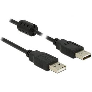 Cable USB 2.0 Tipo A a Tipo A de 3m Negro Delock 84892