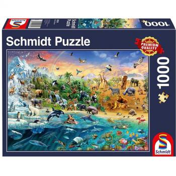 Puzzle 1000 Piezas - La Mundo de los Animales