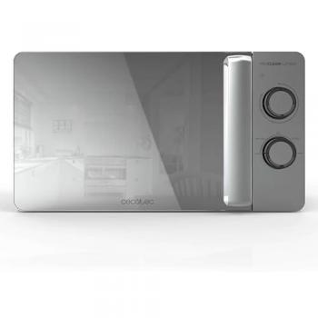 Microondas Sin Plato Cecotec Proclean 3060 Flatbed Mirror 700W 20L Diseño Compacto Interior Cerámico Temporizador 30 Min Tecnología 3Dwave