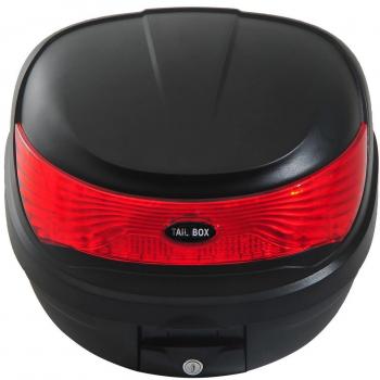 Baul de Moto Maleta 35L + Llaves y Accesorios Equipaje Motos Caja Topbox Topcase