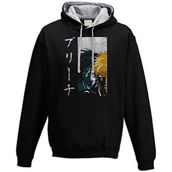 sudadera con capucha doppio colore hombre Shinigami warriors painting XXL