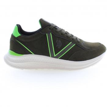 U.S. Polo Assn. Men's Multicolor Polyester Sneaker with Contrasting Details - Size 9 US (EU42)