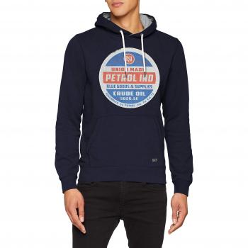 Petrol Industries Sweat, Jersey para Hombre, Azul