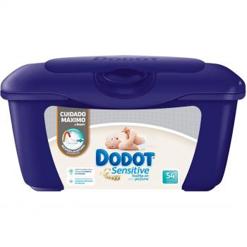Dodot Sensitive - Caja de  para bebé 54 Toalitas - Pack de 6