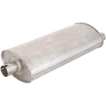 Silenciador central e intermedio ASMET 27.008 - Silenciador de acero, diseñado para reducir el ruido del escape, compatible con varios modelos de vehículos, fácil instalación, alta durabilidad y resistencia a la corrosión