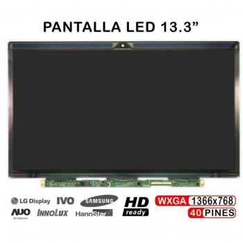 Pantalla LED de 13.3 para portátil LP133WH4-TJA1 1366x768 40 pines