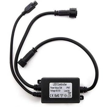 Greenice | Controlador RGB IP67 12VDC 4A/Circuito Mando a Distancia Ir