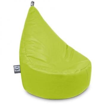 Puff Butaca Infantil Polipiel Verde Happers - Cómodo, Ligero y Resistente